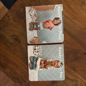 Lovevery Potty Training Book Set (2) pee & poo